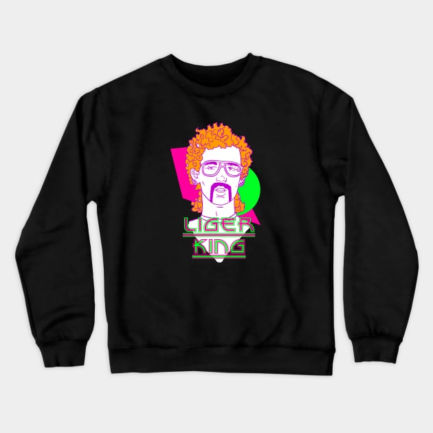 Liger King Crewneck Sweatshirt by Fuzzyjoseph